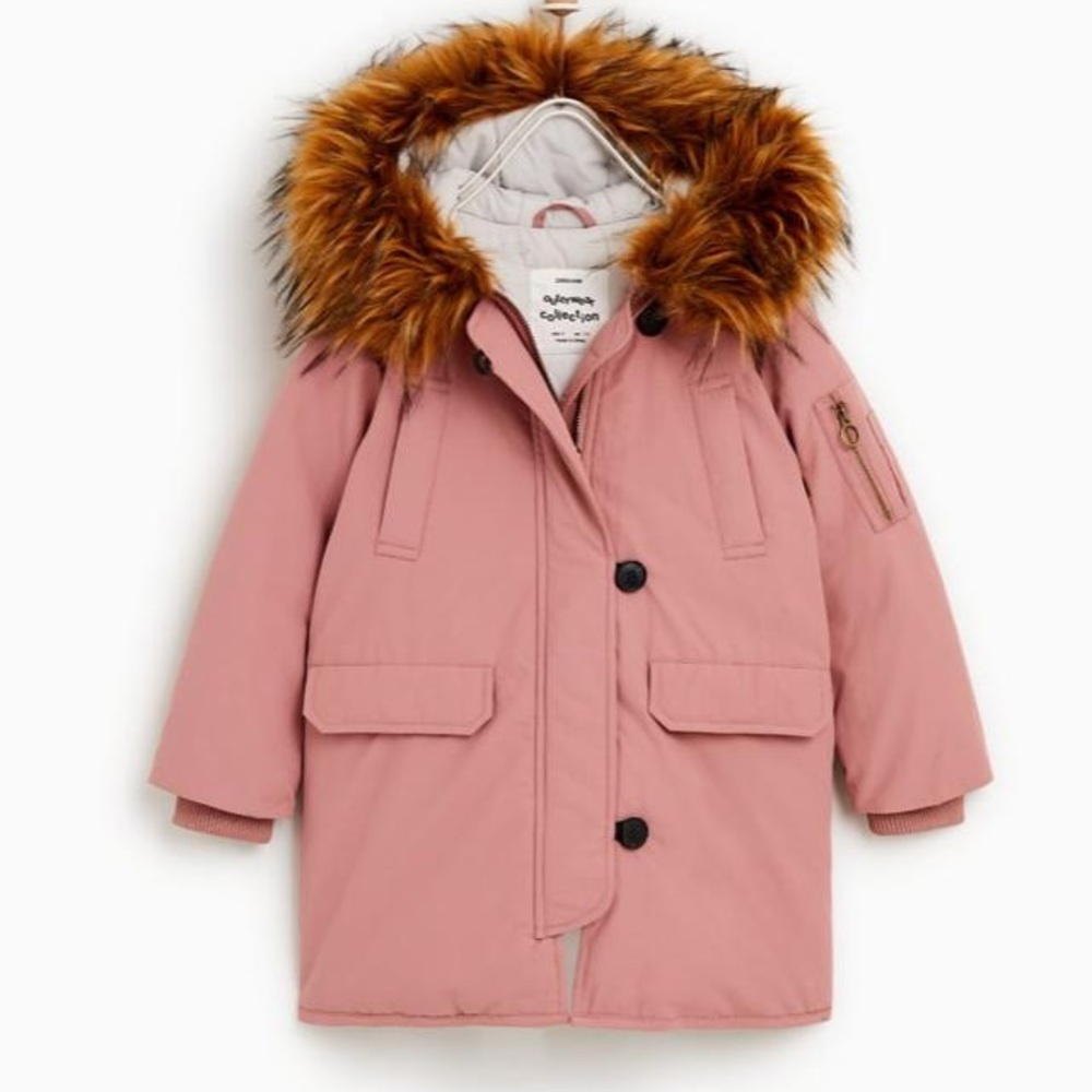 Zara | SORONA Puffer Jacket With Hood (FUR NOT INCLUDED)